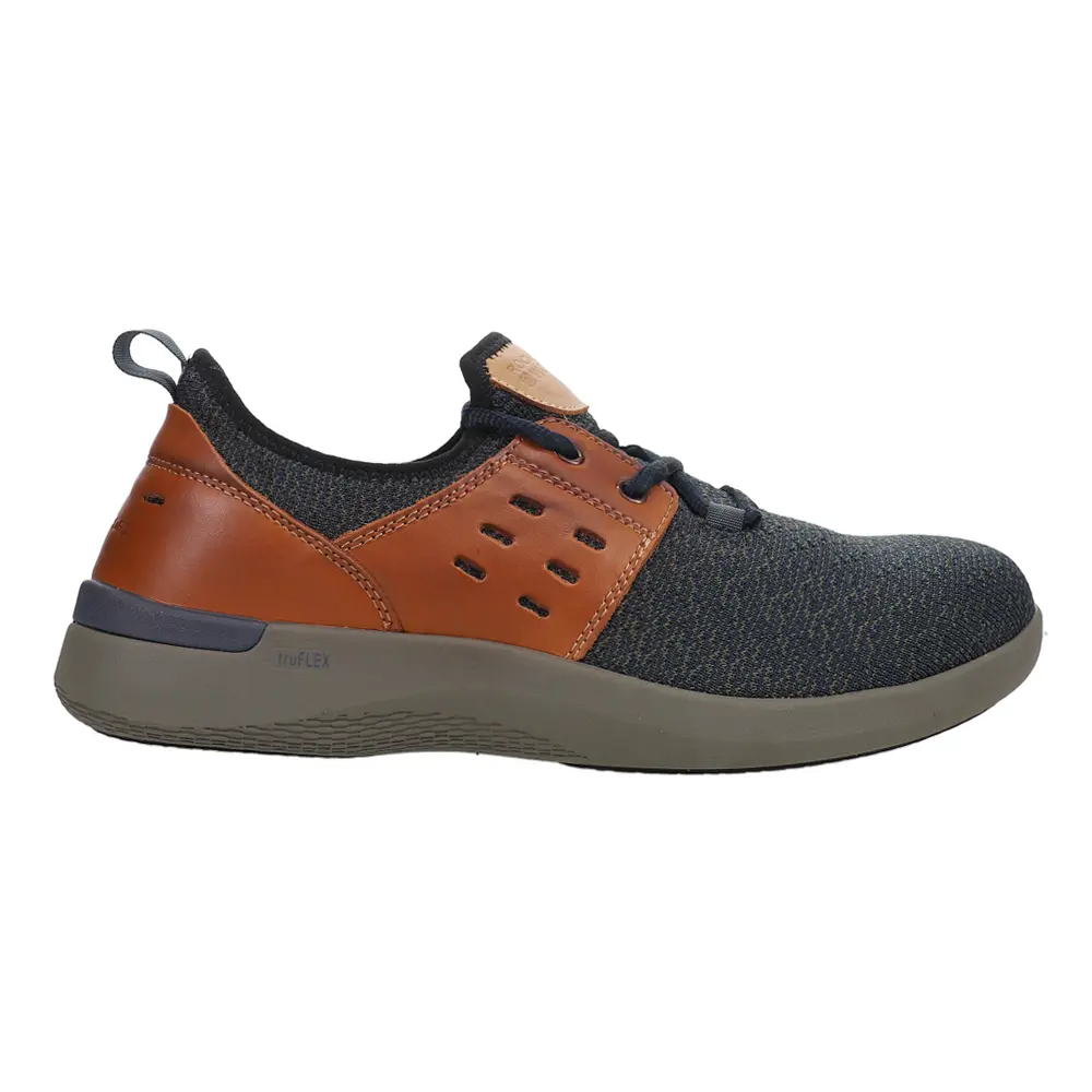 Rockport Mens Truflex Slip Resistant Composite Toe Work Safety Shoes Casual - Blue Rockport Mens Truflex Slip Resistant Composite Toe Work Safety Shoes Casual - Blue