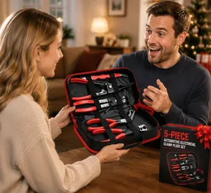 Fuel injector and ignition coil connector disconnect pliers set, durable carbon steel automotive electrical disconnect tool kit suitable for electrical connectors, hoses, and sensors, professional automotive disconnect pliers