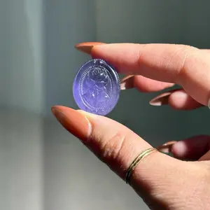 Fluorite Rose Carving Mini Crystal