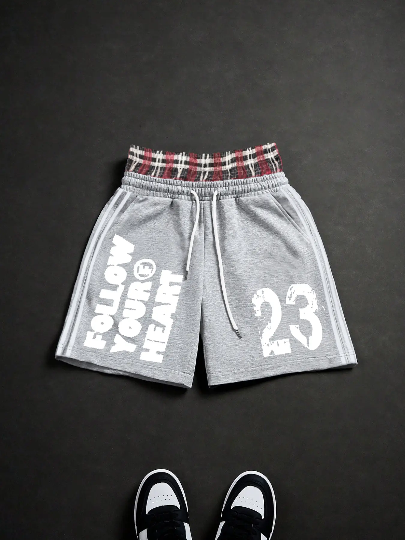 Men's Casual Digital & Letter Print Gym Shorts, Comfortable Fit Design, Ideal for Gym & Daily Wear, Durable & Stylish, Athleisure Shorts