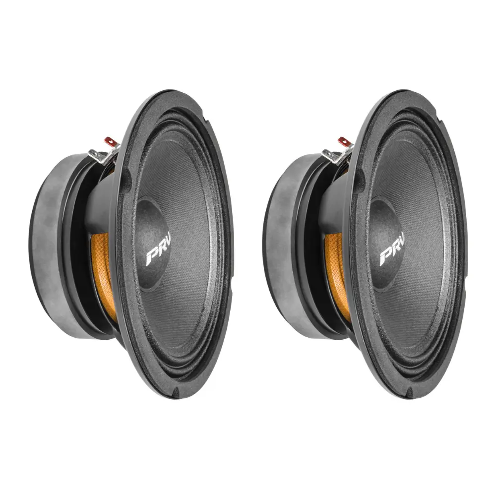 2x PRV Audio 6MB200-4 v2 Midbass Car Audio 6.5" Speakers 4 Ohm 6MB PRO 400 Watts