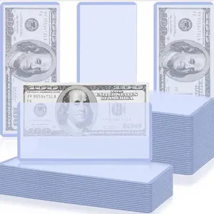 10-Pack Plastic Currency Sleeves for Collectibles - Offers Protection, Item Protection, Secure Hold, and Easy Handling for Trading Card Accessories
