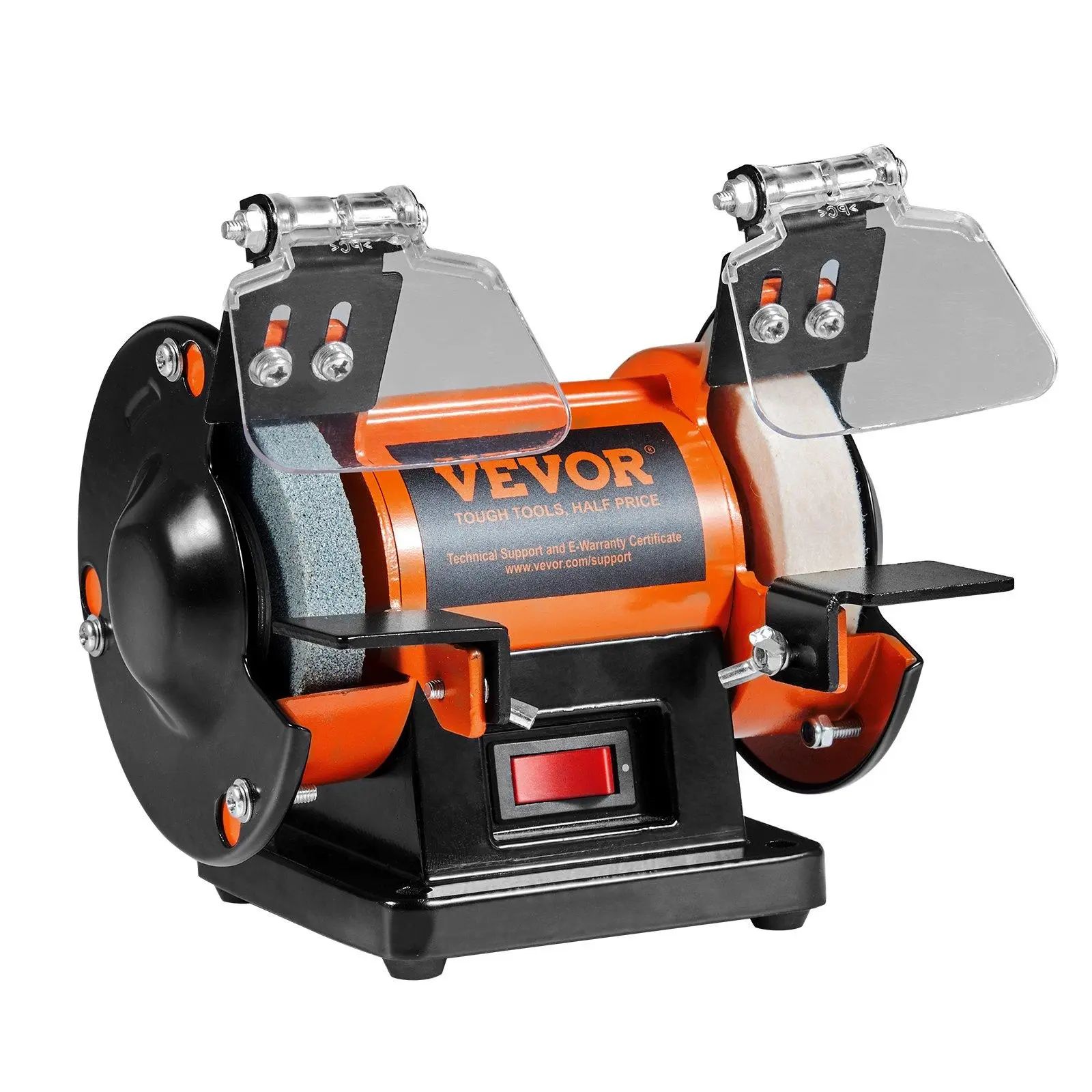 100-Tool Bench Polisher & Buffing Machine - 3590RPM Polishing Tool for Metal/Jewelry, Wool & Abrasive Wheels Included