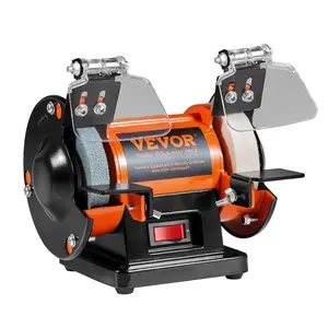 Bench Polisher & Buffing Machine for Metal/Jewelry/Wood - With Wool & Abrasive Wheels, 100 Tools, 3590RPM
