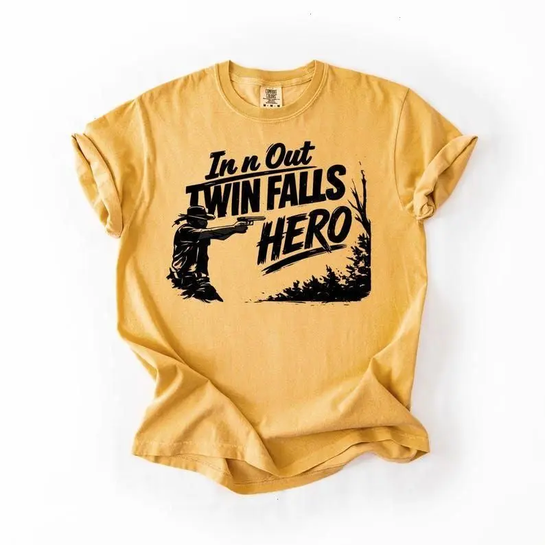 Comfort Colors® Jordon Salinas True Hero Shirt, In N Out Twin Falls Hero Tee, Idaho Defender Graphic Top, 2nd Amendment T-shirt