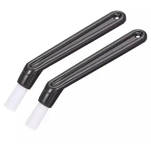 2 Pack Coffee Dust Clean Brush Espresso Machine Grinders Cleaning Brush Plastic Handle Keyboards Brush Cleaner Tools Coffee Grime Cleaning Brush Kitchen Lightweight