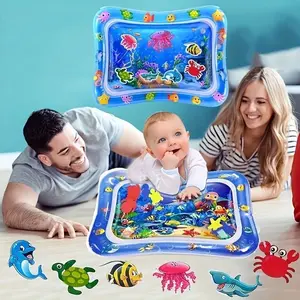 1pc Inflatable Massage Pad, Water-Filled Cushion, PVC Baby Seat Pad, Adult Seat Pad, Summer Cooling Essential, Play Mat