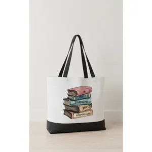 In My Journaling Era Alhamdulillah Tote Bag - Islamic Canvas Bag for Planners & Notebooks