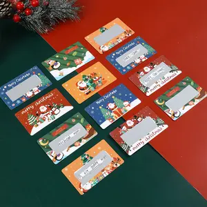 New Christmas Scratch Cards Merry Christmas Decorations for Home 2025 Navidad Natal DIY Surprise Gifts Xmas Ornament New Year 2026 Gifts