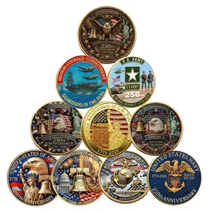 250th US Independence Coin, America 4th July Commemorative Medal Coin,  Perfect for Coin Enthusiasts, History Lovers, Americans, Young and Adult.