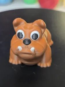 3d printed articulated bulldog