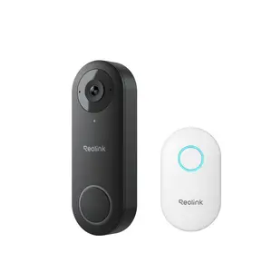Reolink Video Doorbell Wi-Fi Smart 2K+, Hardwired Security Camera with Chime, Night Vision, Easy Installation
