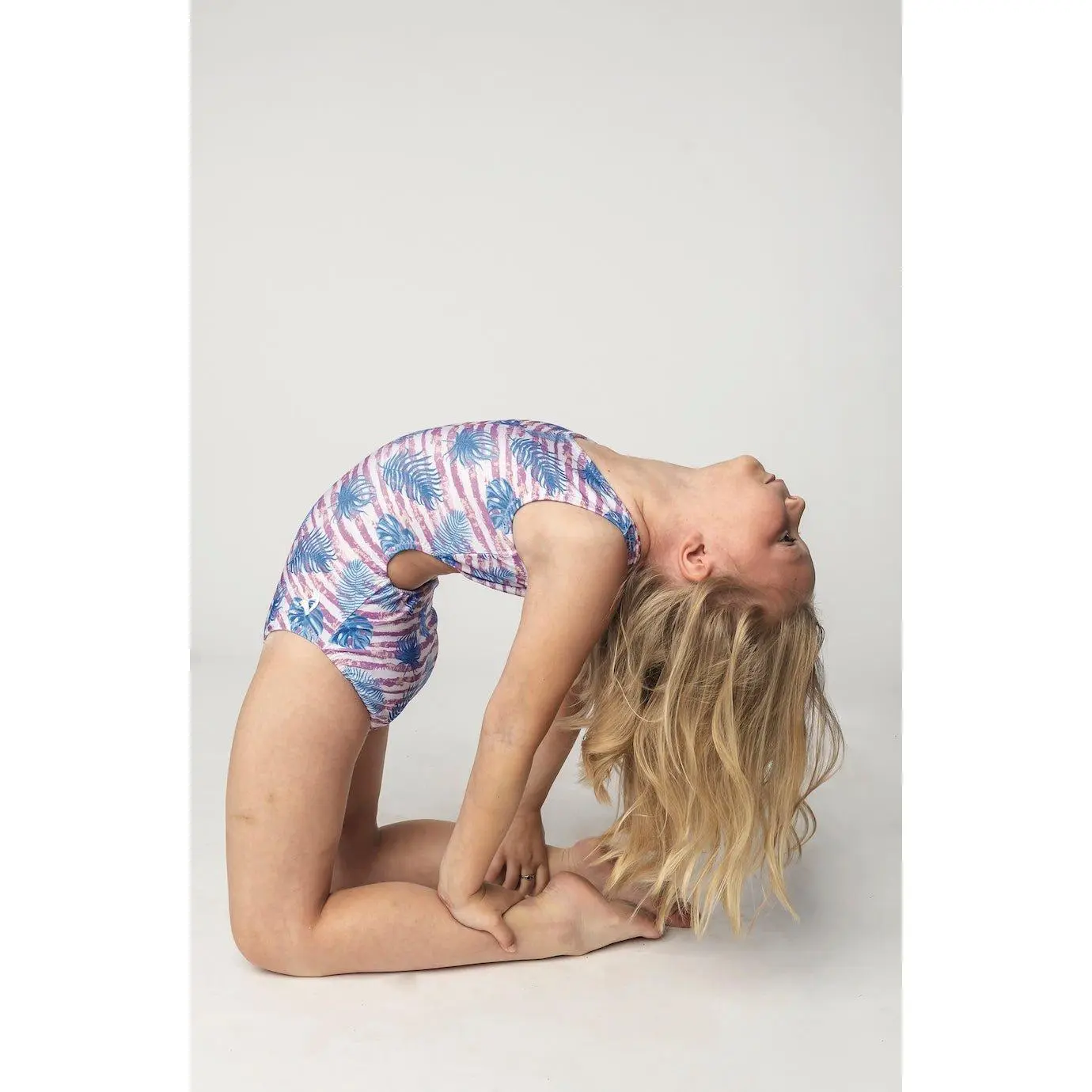 Palm Parade Gymnastics Leotard - Tropical Print, Foxy's Leos