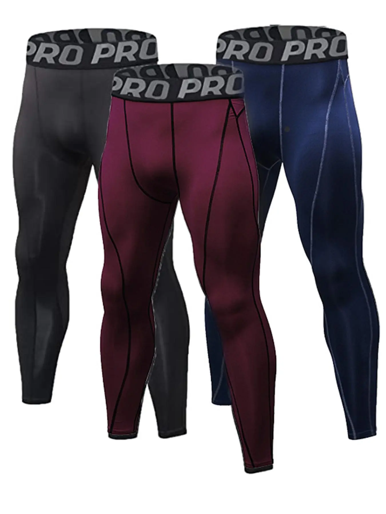 Men's Letter Tape Compression Shapewear Leggings, Casual High Stretch Breathable Comfy Shapewear Pants, Men's Shapewear Bottoms, Gym Workout Leggings, High Compression Fit
