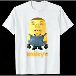 [1] [Funny Graphic Tee][Graphic Tee]Funny Minye Graphic T-Shirt for Men & Women – Unisex Casual Short Sleeve Tee, Soft Cotton Everyday Shirt, Trendy Graphic Streetwear Top, Comfortable Fit Tee#Outfit of the Day#FunnyShirt#Streetwea