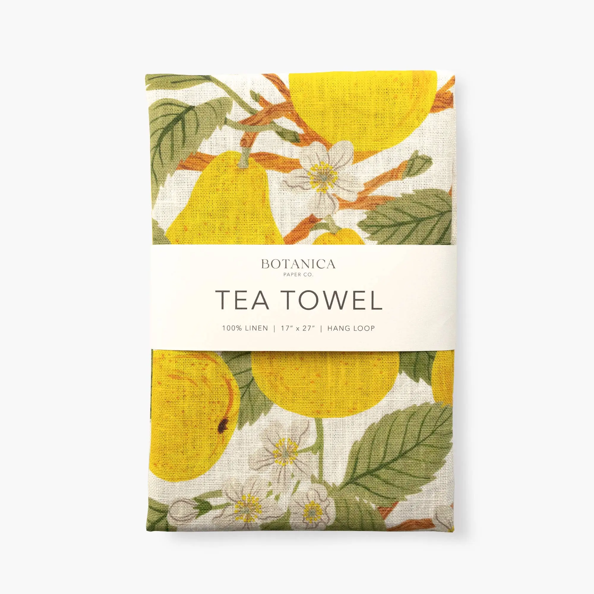 PEAR ORCHARD | 100% LINEN TEA TOWEL - Botanica Paper Co.