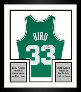 Framed Larry Bird Boston Celtics Autographed Green Mitchell & Ness Swingman Jersey - Fanatics Authentic Certified