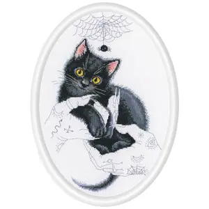 Cat magic M905 Counted Cross Stitch Kit