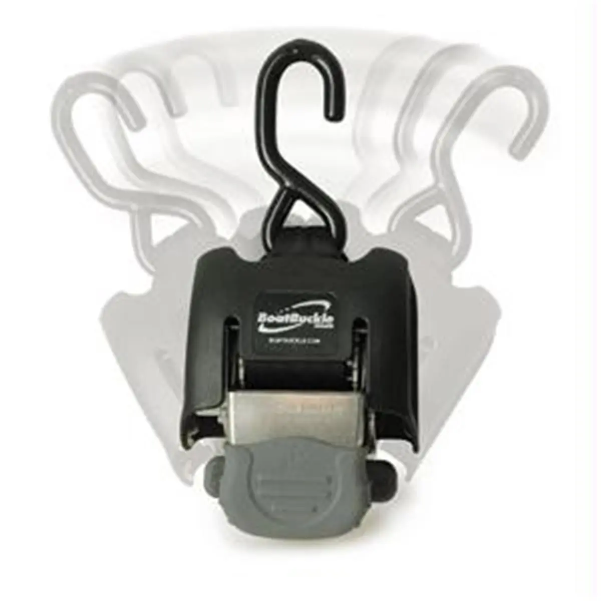 BoatBuckle G2 Automatically Retractable Boat Tie-Down - 14-43 Inches, Stainless Steel, 1500 lbs Capacity - for Kayaking, Water Sports, Automatically Retractable Ratcheting, Retractable Bow Tie-Down