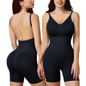 Women Butt Lifter Bodysuit Tummy Control Shapewear Seamless Womenswear Comfort Spaghetti Strap Hip Underwear nebility  bodysuit tummy control
