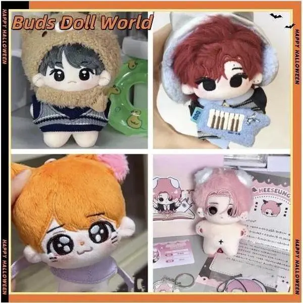 Stuffed 10cm Lee Heeseung Multiple Styles Handsome Boy Cute Plush Doll Keychain for Fans Collection or Kids Adults Birthday Gift