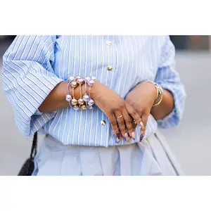 Whimsical Bubble Bracelets Gold Plated Stackable Ball Bracelets 6 cm Wide Wrist Friendly Nickel Free Sensitive Skin Friendly