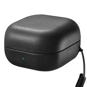 Premium Leather Case for Samsung Buds4 Pro Shockproof Drop Protection Anti-Scratch Anti-Fingerprint Slim Luxury Protective Cover