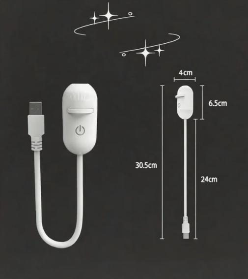 Multifunctional Portable Galaxy Projection Night Light — Features Interchangeable Projection Films, Adjustable Brightness, and 360° Rotation. USB-Powered; Ideal for Car Interiors and Bedroom Ceiling Ambient Lighting.