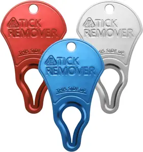 3Pack Tick Remover Tool Portable - Tick Removal for Pet and Humans, Safe and Reliable, Pain-Free, Essential Tools for Outdoor Activities