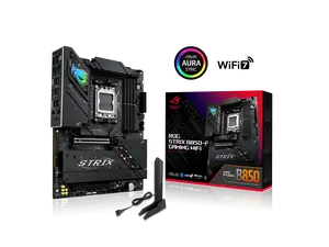 ASUS ROG STRIX B850-F GAMING WIFI AMD AM5 B850-F ATX motherboard 16+2+2 power stages, AI PC, DDR5 AEMP, WiFi 7, 4x M.2, PCIe 5.0, total support of 19 USB, 20Gbps Type-C, AI Networking II, Aura Sync