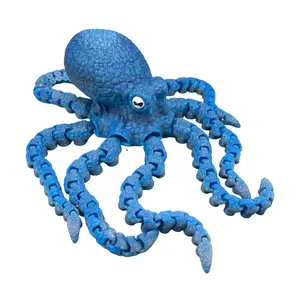 Kraken Fidget Collectible - Handmade Articulated Toy for Gamers and Nerds collectible figurine