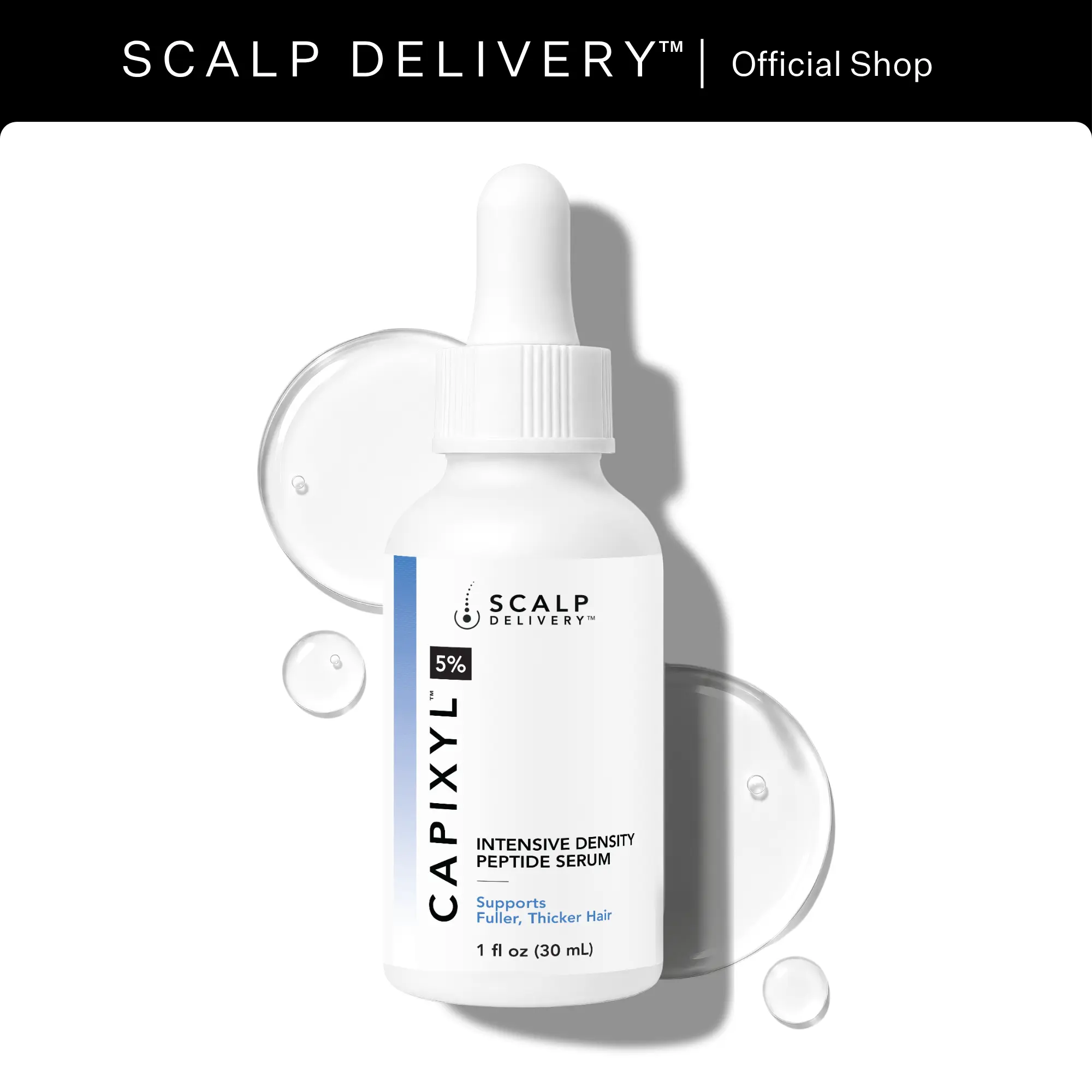 Scalp Delivery 5% Capixyl Multi-Peptide Hair Growth Serum - Vegan Formula for Thinning Hair & Scalp Health | DHT Blocking I Advanced Formula