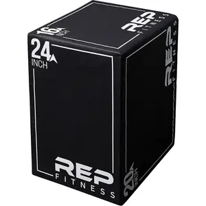 REP Soft Plyo Box | 3-in-1 Foam Jump Box | 3 Size Options 16", 20", 24" | Plyometric Training Platform | Home Gym Equipment | Non-Slip Step Block | Adjustable Workout Box | CrossFit Jump Tool