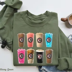 7brew Coffee T-Shirt, Coffee Lover Gift, Barista Tee, Coffee Shop SweatShirt, 7 Brew Tee, Seven Brew Shirt 7Brew Tee, Oversized Cotton Shirt