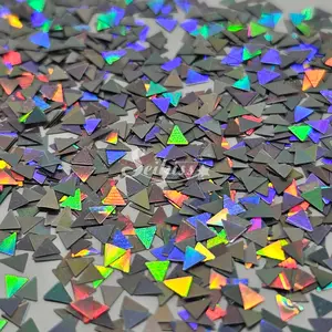 Silver Holo Triangles Shape Glitter - Silver Glitter