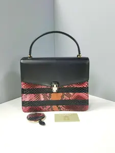 Pre-owned Bvlgari Leather Messenger Bags Preloved Serpenti Bag