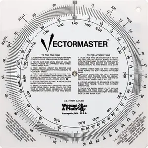 212 MAIN Weems & Plath Vectormaster Navigation Slide Ruler, Office Measuring Tool