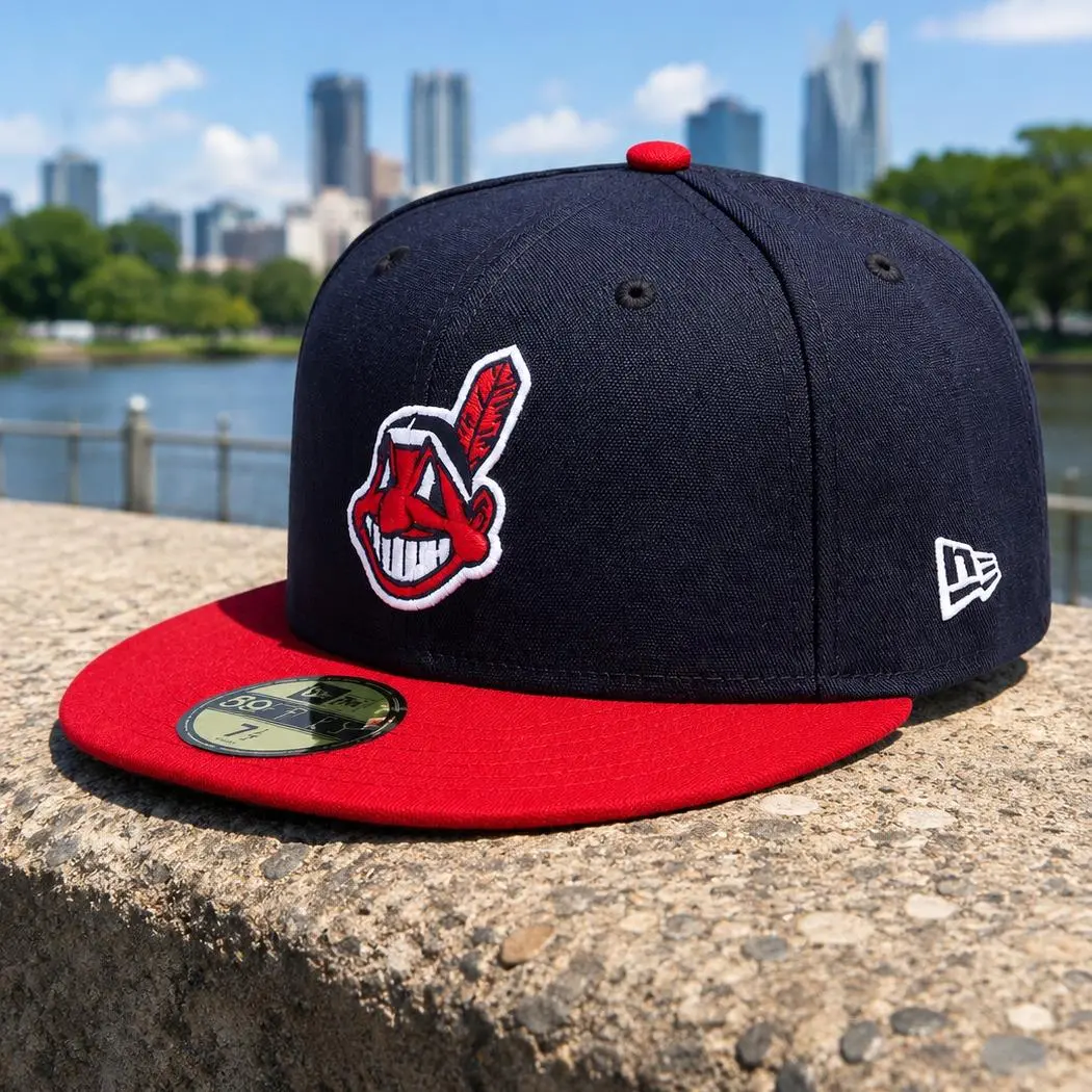 New Era Cleveland Guardians Red 9FIFTY Youth Fitted Hat