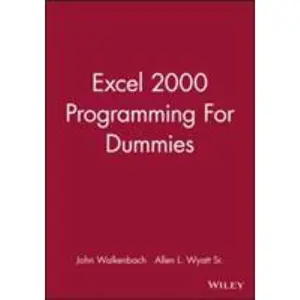 USED-Excel 2000 Programming For Dummies by John Walkenbach (Paperback)