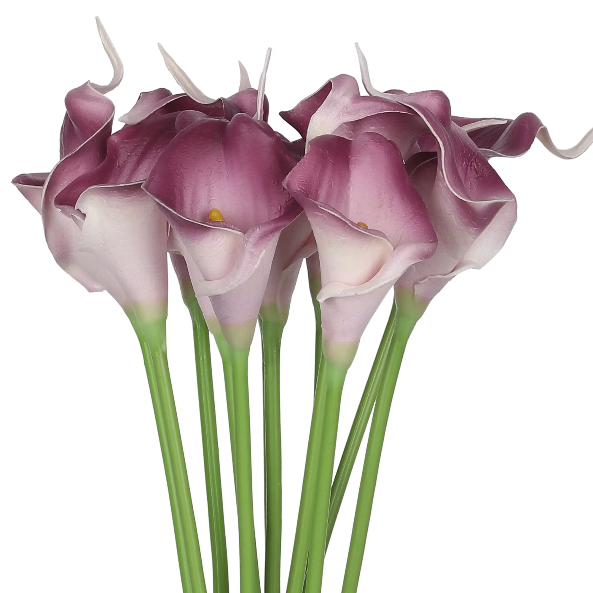 REGALWOVEN Artificial Calla-Lily Flowers, 12 Stem Bouquets Artificial Latex Real Touch Flowers for Wedding Home Party Decor 15.3"