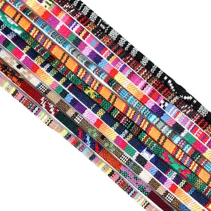 5Yards/Lot 5mm Flat Cotton Cord Colorful Ethnic Style Rope For Jewelry Making DIY Bracelet Sewing Crafts Clothing Accessories