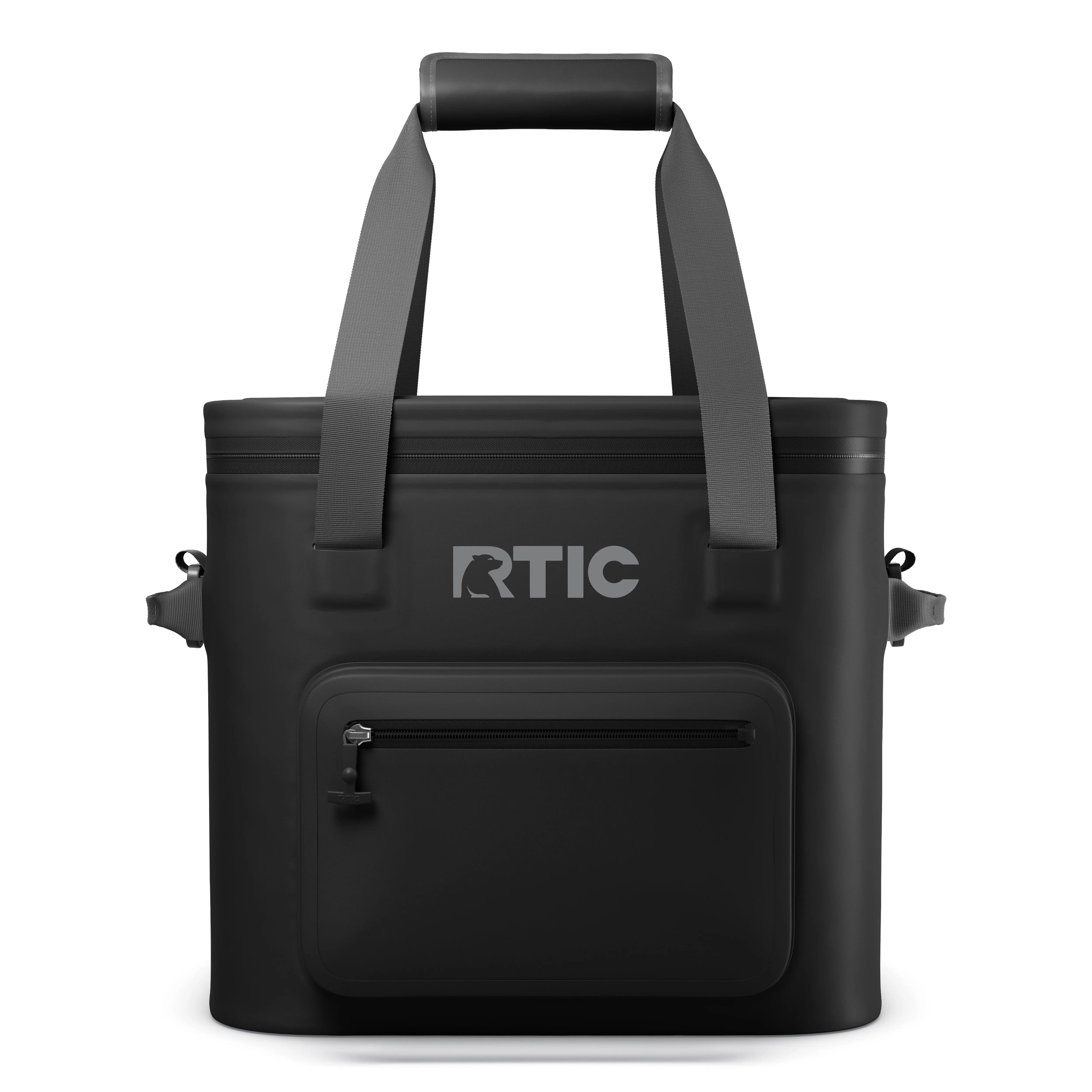 RTIC 30 Can Ultra-Tough Soft Cooler Pro, Leakproof Cooler, Waterproof Zipper, Black