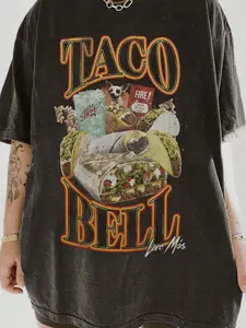 90s Retro Fast Food Graphic Tee, Vintage Bootleg Style Shirt, Funny Streetwear Unisex Gift