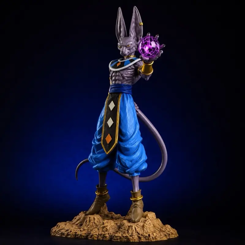 Purple Anime Alien Action Figure- Gift for Anime Lovers