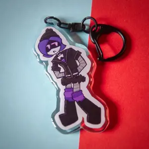 Uzi doorman Acrylic Keychain - Murder Drones