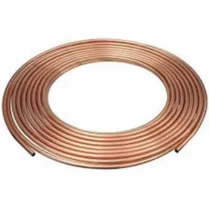 Tubing, Copper, 1/4" Od X 50' Refrigeration Grade, 14r50