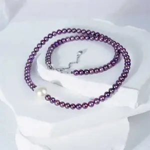 NYTK913-43 4-12mm Pearl Necklace fresh water pearl