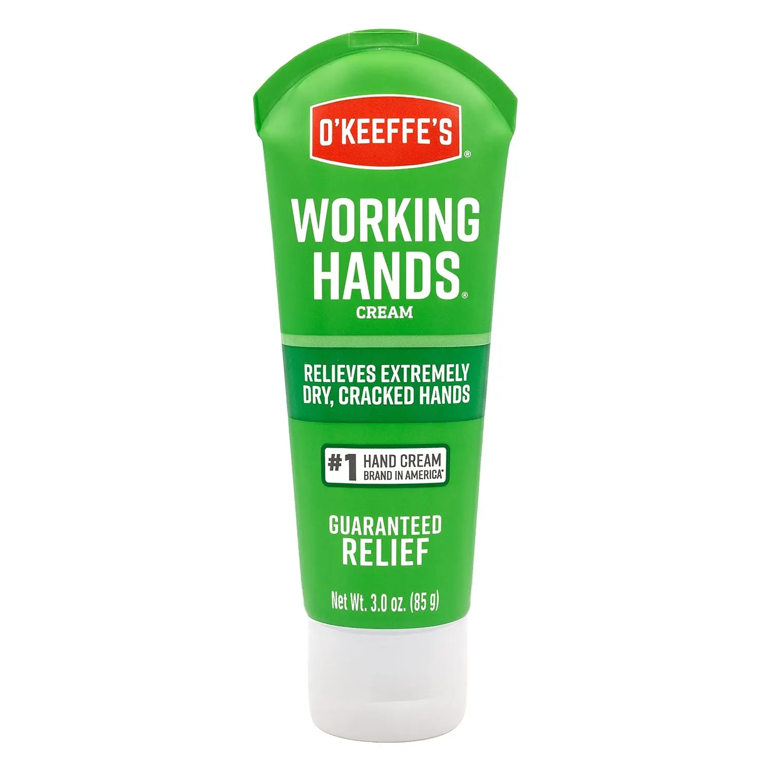 O'Keeffe's Working Hands Hand Cream; Relieves and Repairs Extremely Dry Hands; 3 oz Tube; (Pack of 1)
