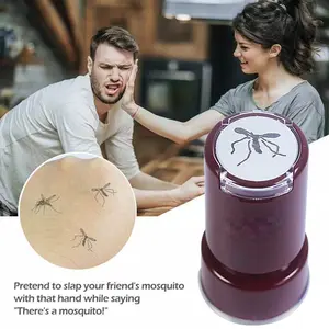 1pcs pranking and spoofing friend death mosquito stamp, spoofing funny cartoon novelty funny mosquito small stamp insect stamp, graduation season, April Fool's Day, Halloween, couple, good friend, birthday, party gift
