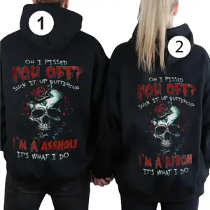 Couple Oh I Made You Mad Hoodie, De With It Sweatshirt, Buttercup Funny Graphic Hoodie, Matching Outfits For Couples, Playful Sarcastic Pullover, Cute Valentine Gift For Men For Women3
